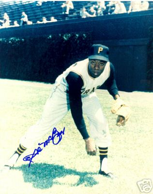 ALVIN MCBEAN PITTSBURGH PIRATES SIGNED 8X10 PHOTO W/COA