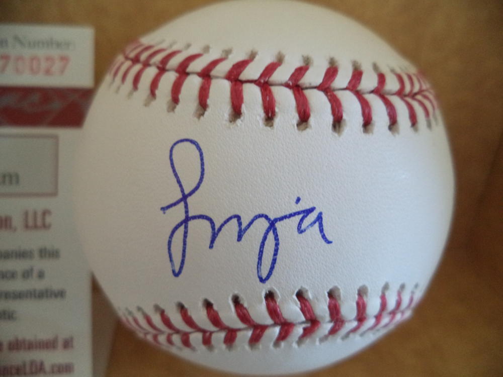 FRANCISCO MEJIA CLEVELAND INDIANS SIGNED AUTO M.L. BASEBALL JSA WP970027