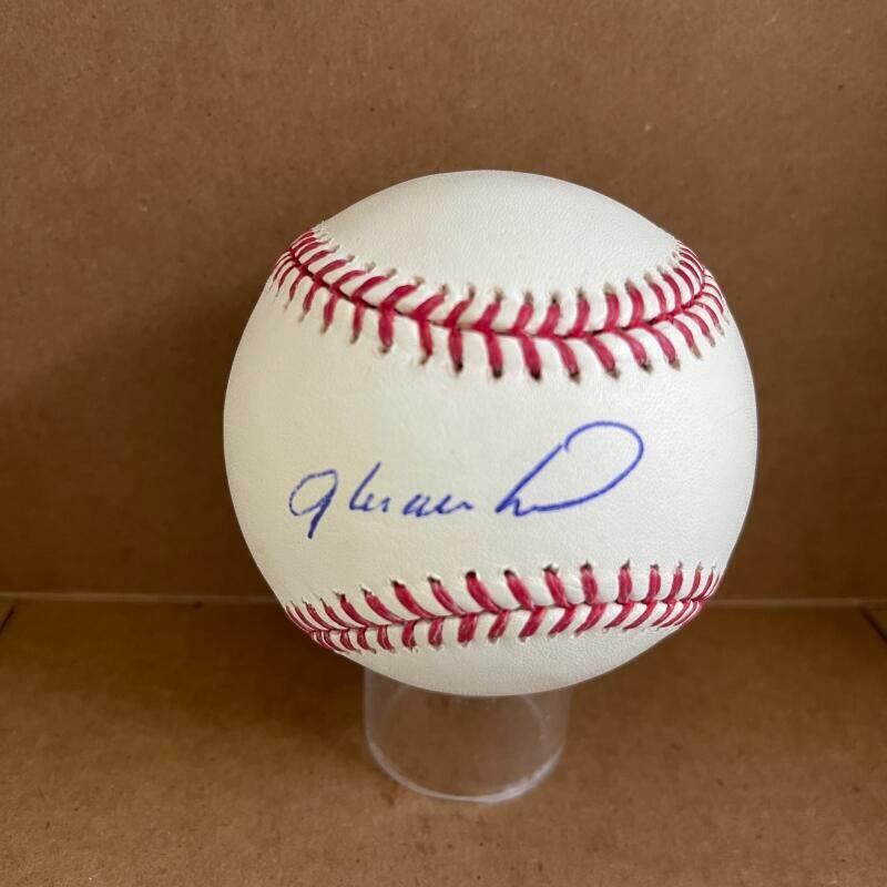 GLEN ALLEN HILL SAN FRANCISCO GIANTS SIGNED AUTOGRAPHED M.L. BASEBALL BECKETT Z5