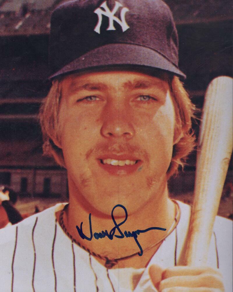 DAVE BERGMAN NEW YORK YANKEES SIGNED AUTOGRAPHED 8X10 PHOTO W/ COA
