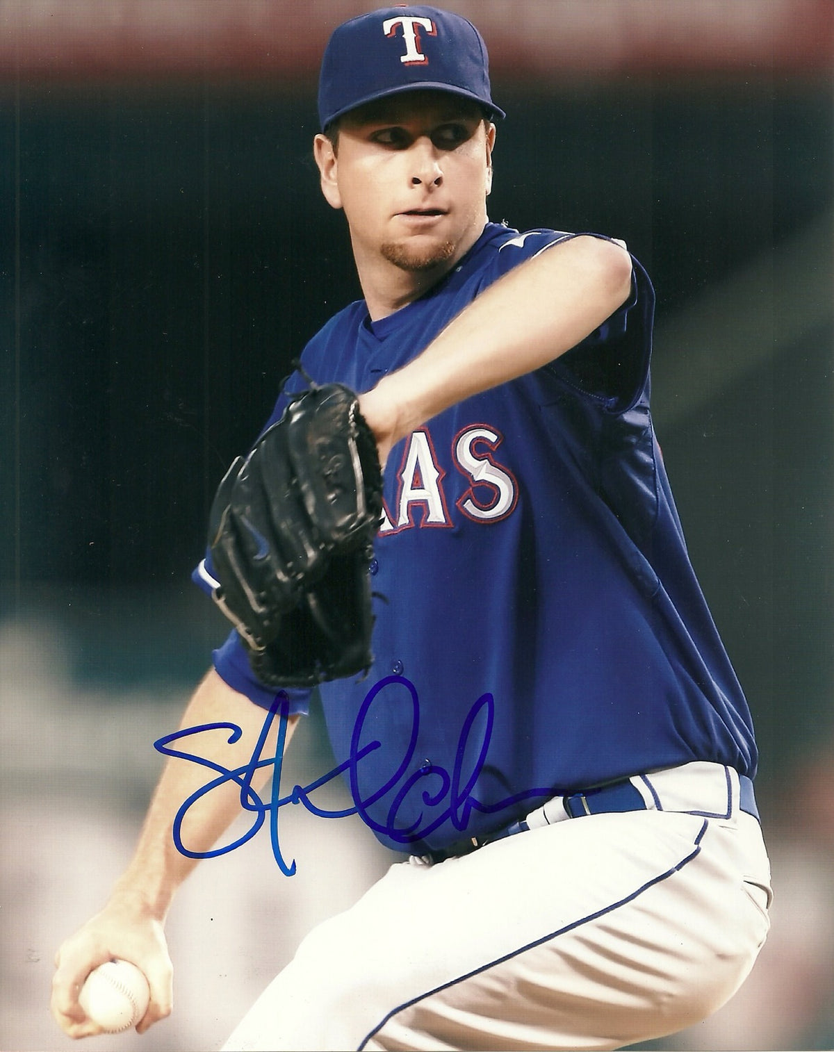 SCOTT FELDMAN TEXAS RANGERS SIGNED AUTOGRAPHED 8x10 PHOTO W/COA ACTION