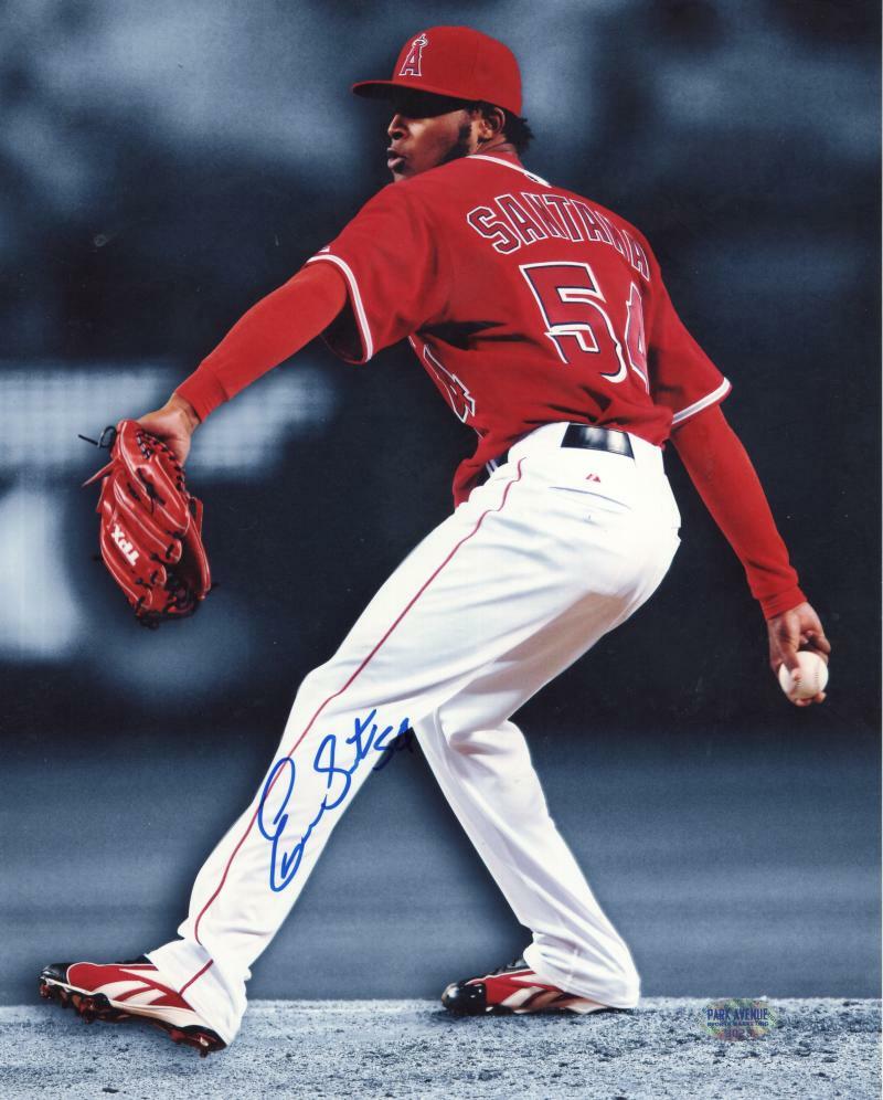 ERVIN SANTANA  LOS ANGELES ANGELS #54  SIGNED AUTOGRAPHED 8X10 PHOTO W/ COA