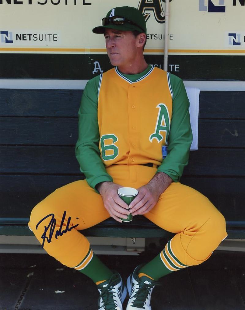 BOB MELVIN OAKLAND A'S MANAGER B SIGNED AUTOGRAPHED 8X10 PHOTO W/COA