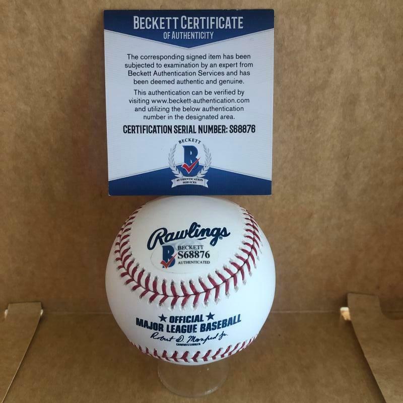 GREGG OLSON 89 AL ROY ORIOLES SIGNED AUTOGRAPHED M.L. BASEBALL BAS  S68876