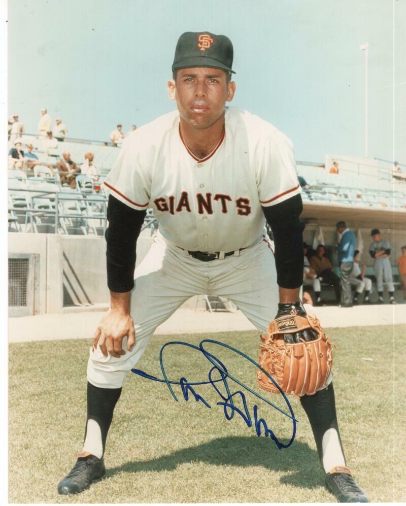 RON HUNT SAN FRANCISCO GIANTS SIGNED AUTOGRAPHED 8X10 PHOTO W/ COA