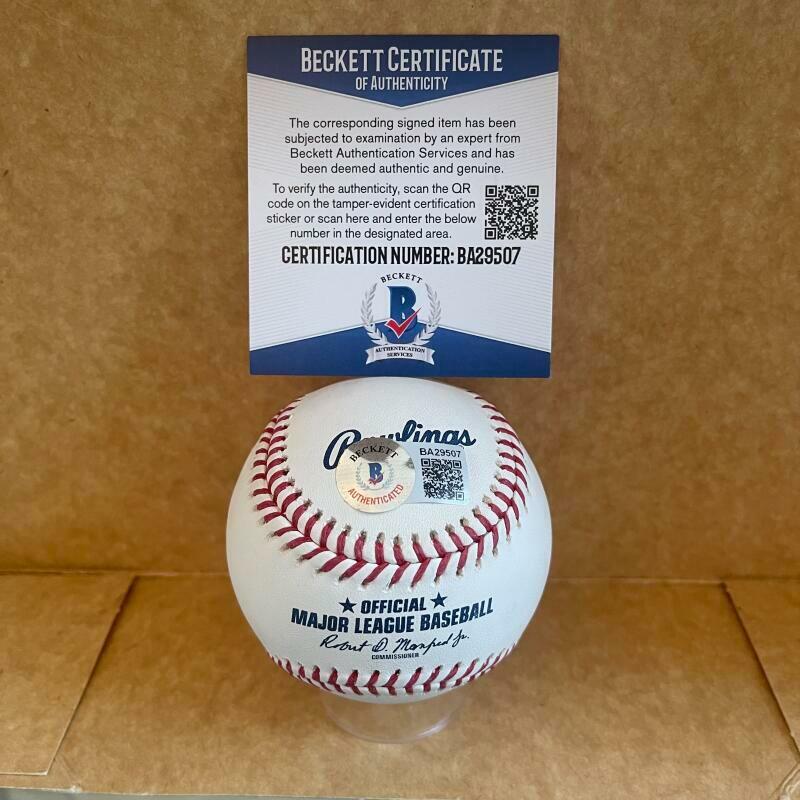 ALEX FERNANDEZ WHITE SOX/MARLINS SIGNED AUTOGRAPHED M.L. BASEBALL BAS BA29507