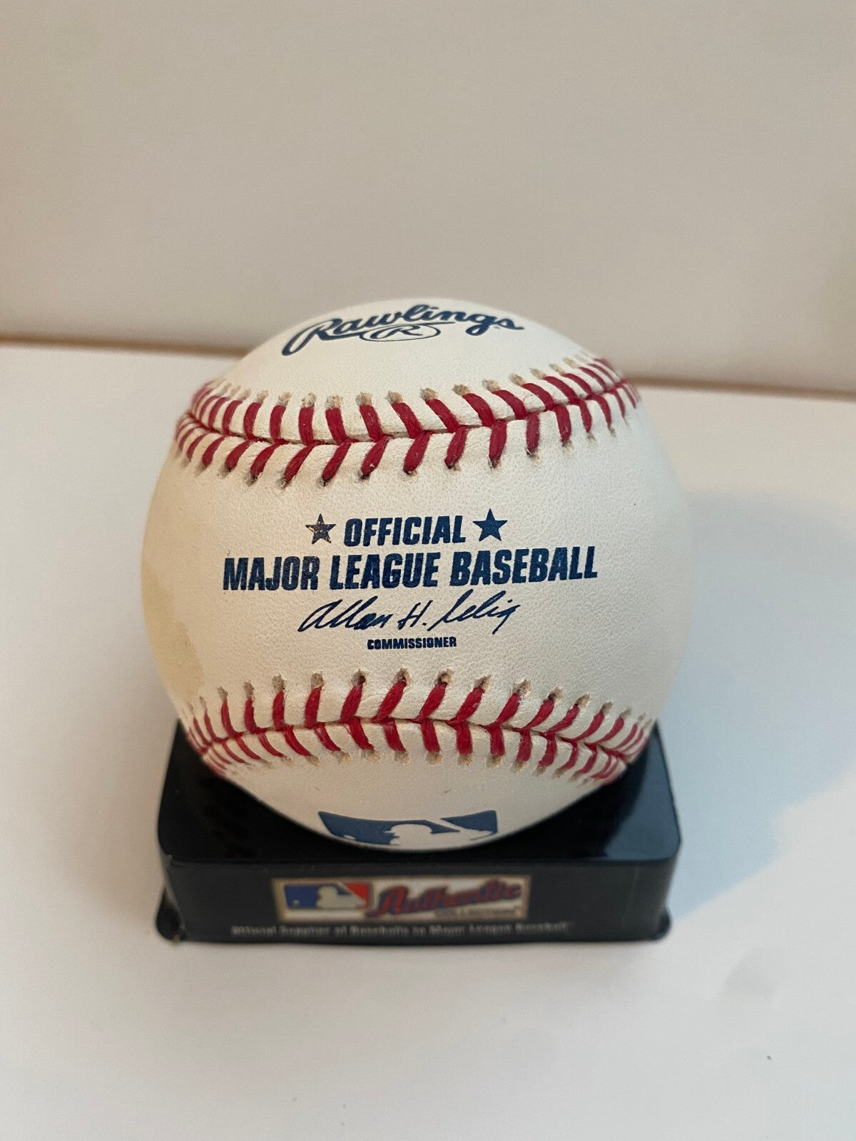 EMILIO BONIFACIO FLORIDA MARLINS SIGNED AUTOGRAPHED M.L.  BASEBALL W/COA W/CUBE
