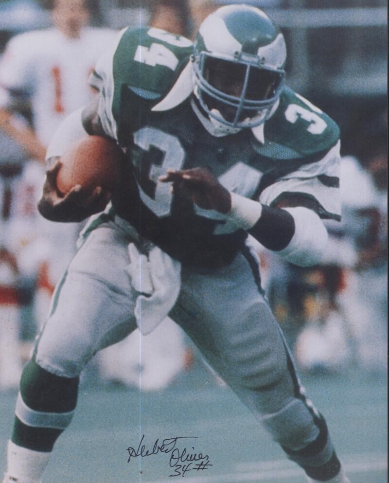 HUBERT OLIVER EAGLES  SIGNED AUTOGRAPHED 8X10 PHOTO W/ COA
