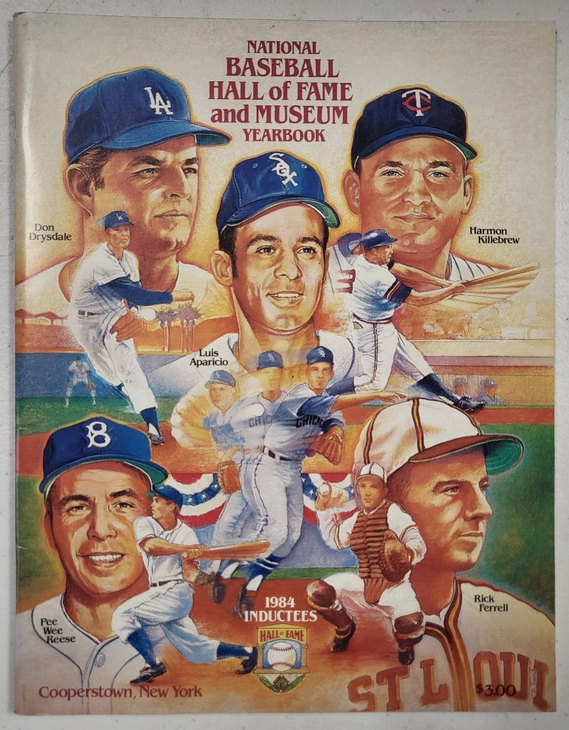 VINTAGE 1984 NATIONAL BASEBALL HALL OF FAME AND MUSEUM YEARBOOK HARMON KILLEBREW