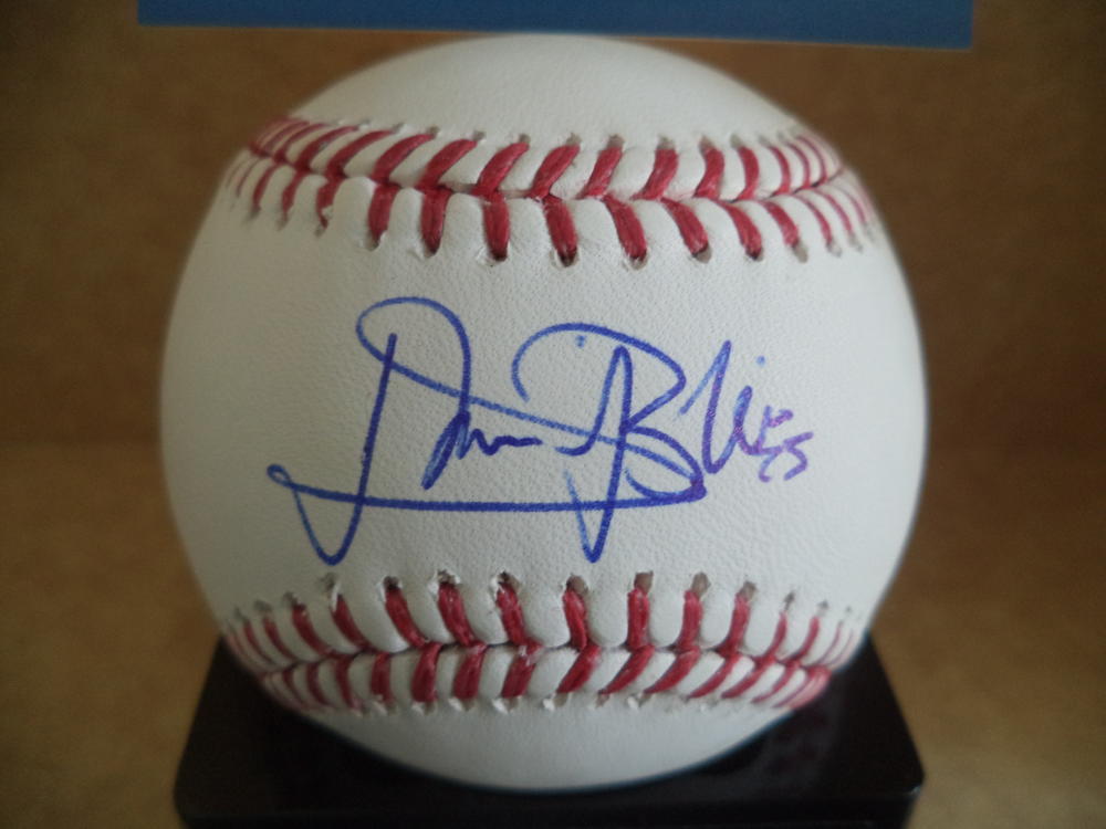 LEWIS BRINSON MIAMI MARLINS ROOKIE YEAR SIGNED AUTO ML BASEBALL BECKETT R07326