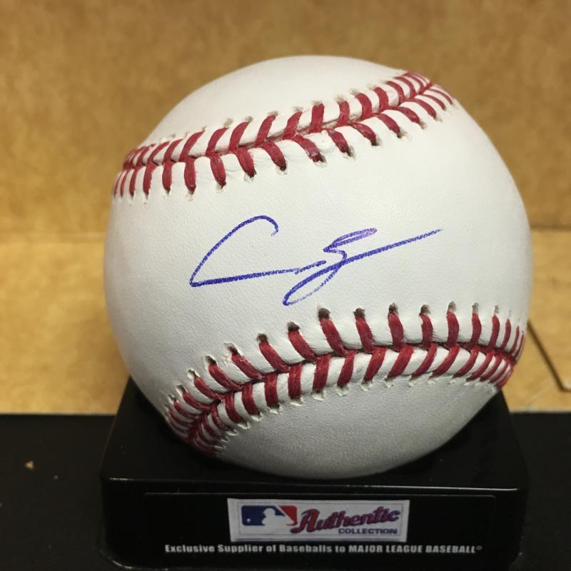 AARON BROWN PHILADELHIA PHILLIES M.L. SIGNED BASEBALL W/COA
