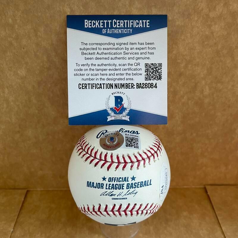 JAMESON TAILLON NEW YORK YANKEES SIGNED AUTOGRAPHED M.L. BASEBALL BAS BA26084