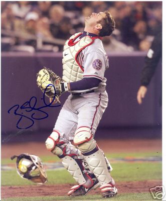BRIAN SCHNEIDER WASHINGTON NATIONALS SIGNED 8X10 PHOTO