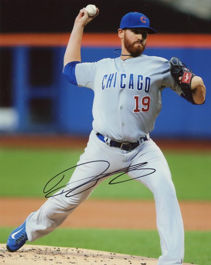 DAN STRAILY CHICAGO CUBS SIGNED AUTOGRAPHED 8X10 PHOTO W/COA
