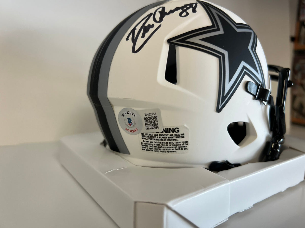 DREW PEARSON DALLAS COWBOYS SIGNED AUTOGRAPHED ECLIPSE MINI HELMET BECKETT