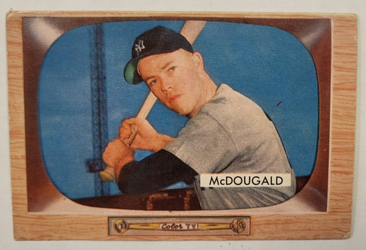 1955 BOWMAN GIL MACDOUGALD #9 CARD