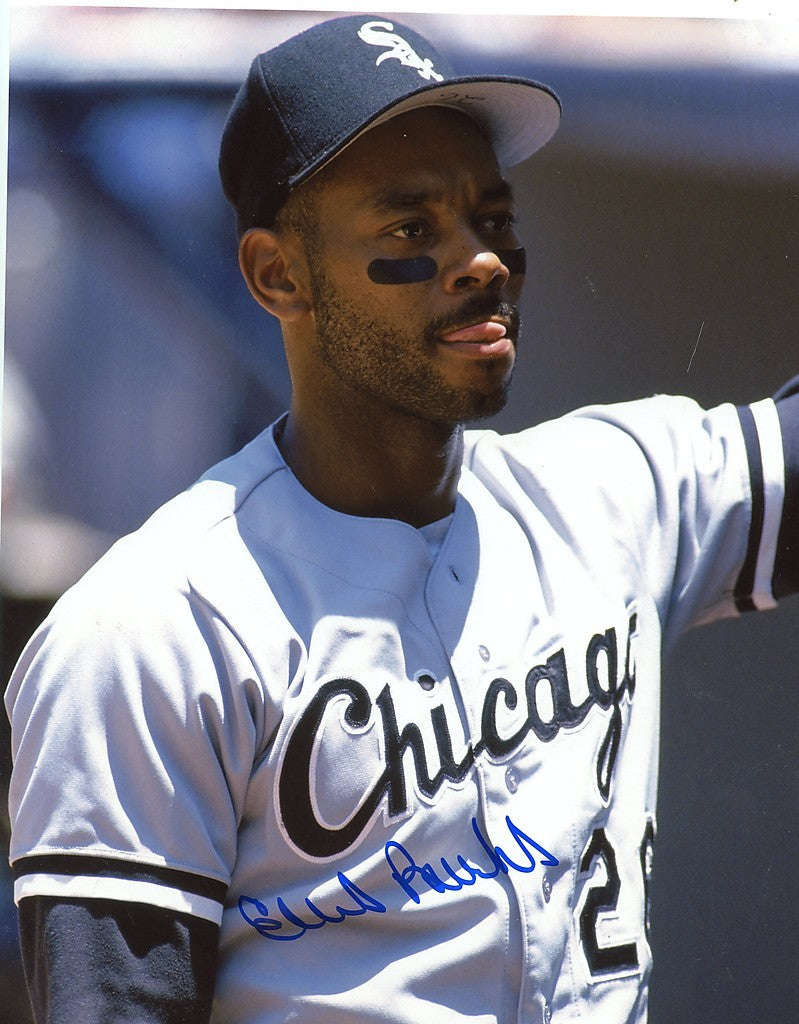 ELLIS  BURKS  CHICAGO  WHITE  SOX    SIGNED 8X10  PHOTO