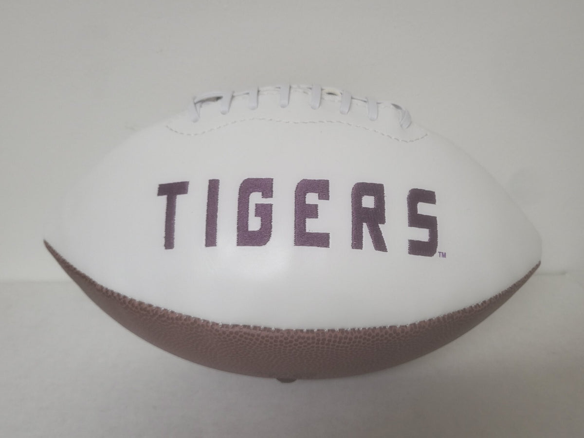JARVIS LANDRY LSU TIGERS SIGNED AUTOGRAPHED WHITE PANEL FOOTBALL BECKETT