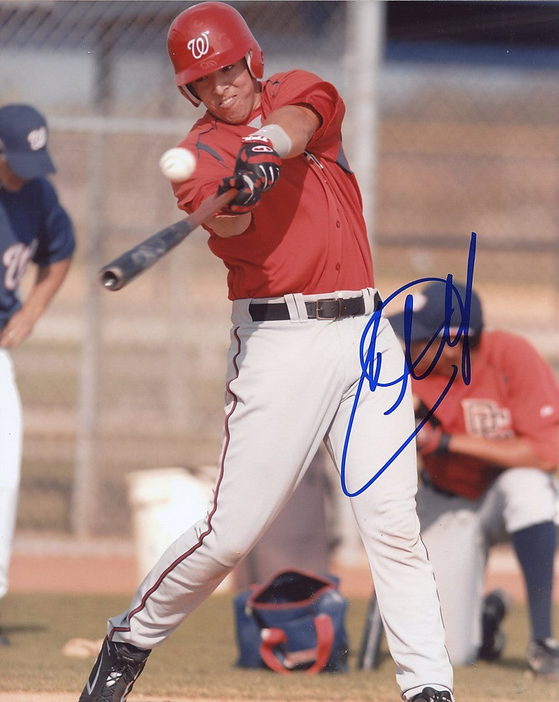 CHRIS  MARRERO  WASHINGTON  NATIONALS    SIGNED 8X10