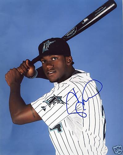 CAMERON MAYBIN  FLORIDA MARLINS  SIGNED 8X10