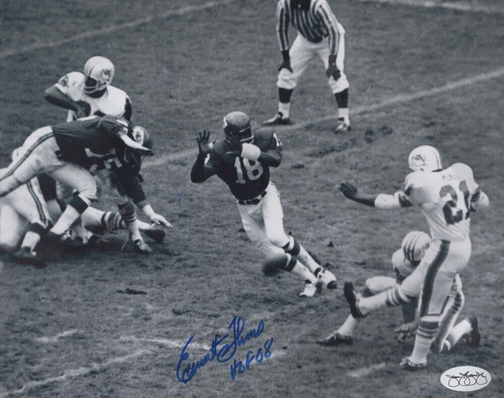 EMMITT THOMAS HOF 08 JSA SOA  SIGNED AUTOGRAPHED 8X10 PHOTO 