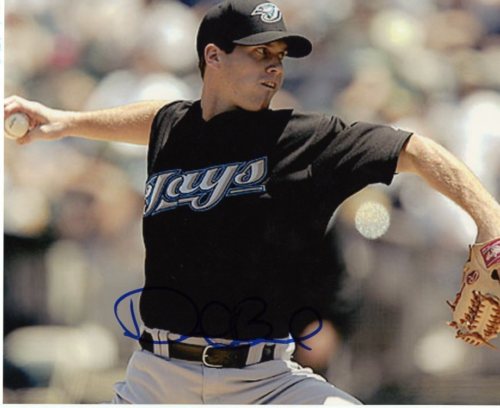 DAVID BUSH TORONTO BLUE JAYS SIGNED 8X10 PHOTO W/COA