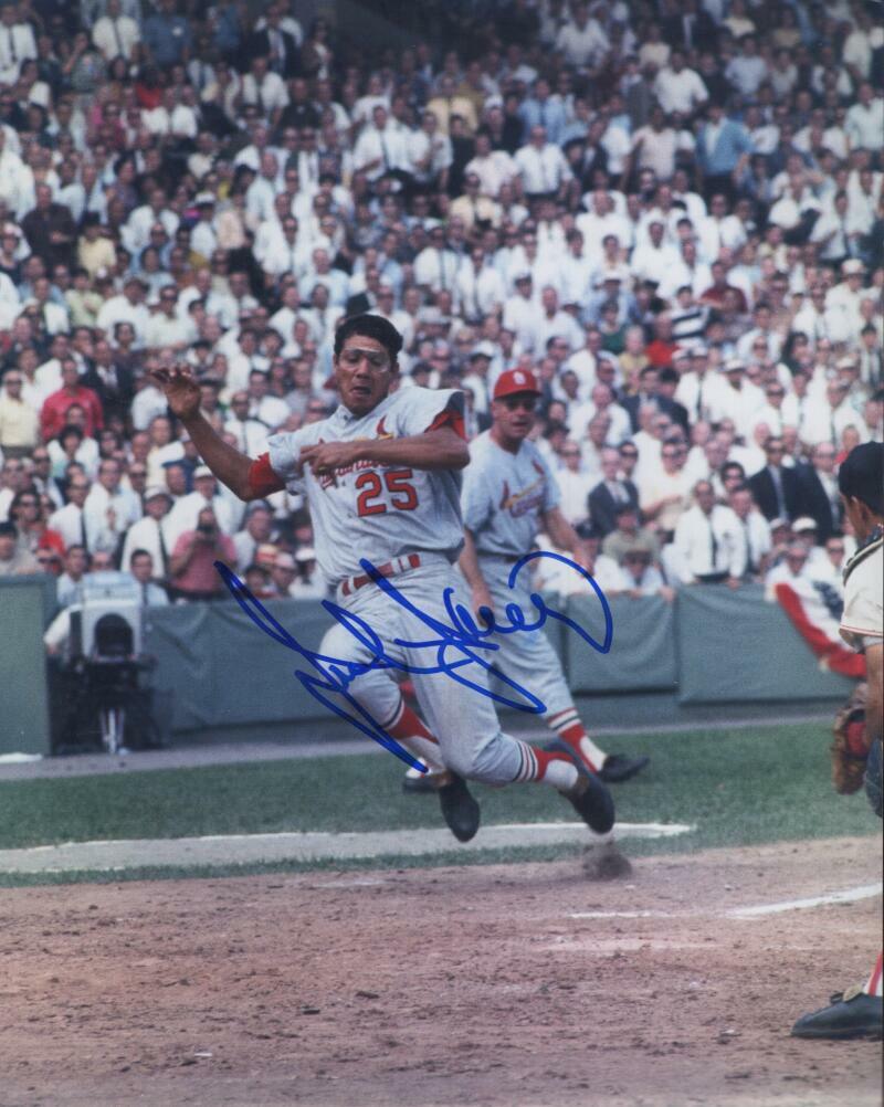 JULIAN JAVIER  ST. LOUIS CARDINALS SIGNED AUTOGRAPHED 8X10 PHOTO W/ COA