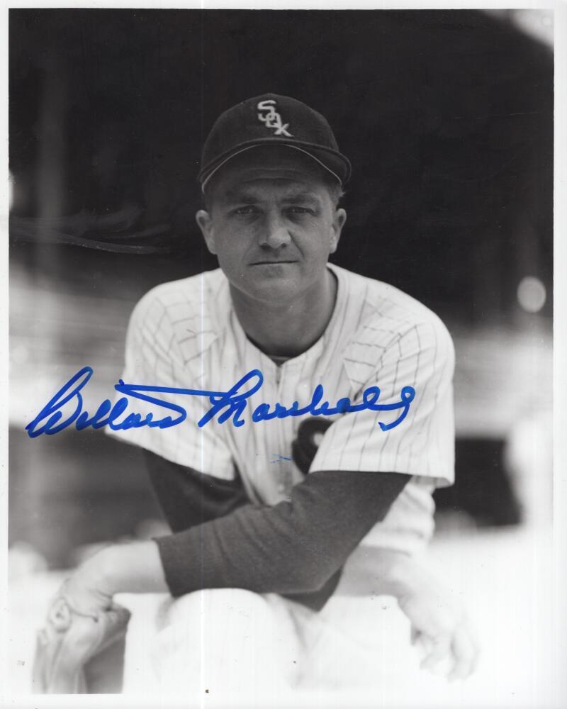 WILLARD MARSHALL WHITE SOX SIGNED AUTOGRAPHED 8X10 PHOTO W/ COA