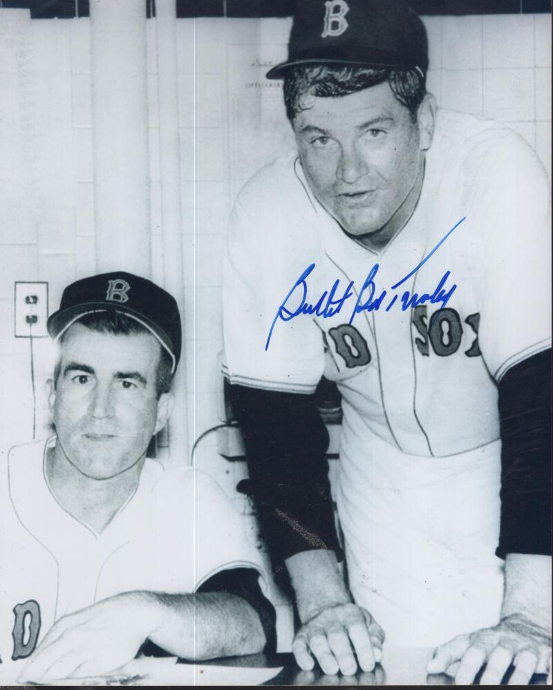 BULLET BOB TURLEY BOSTON RED SOX SIGNED AUTOGRAPHED 8X10 PHOTO W/ COA