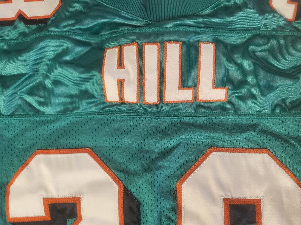 RAY HILL #28 MIAMI DOLPHINS GAME USED NIKE NFL FOOTBALL JERSEY