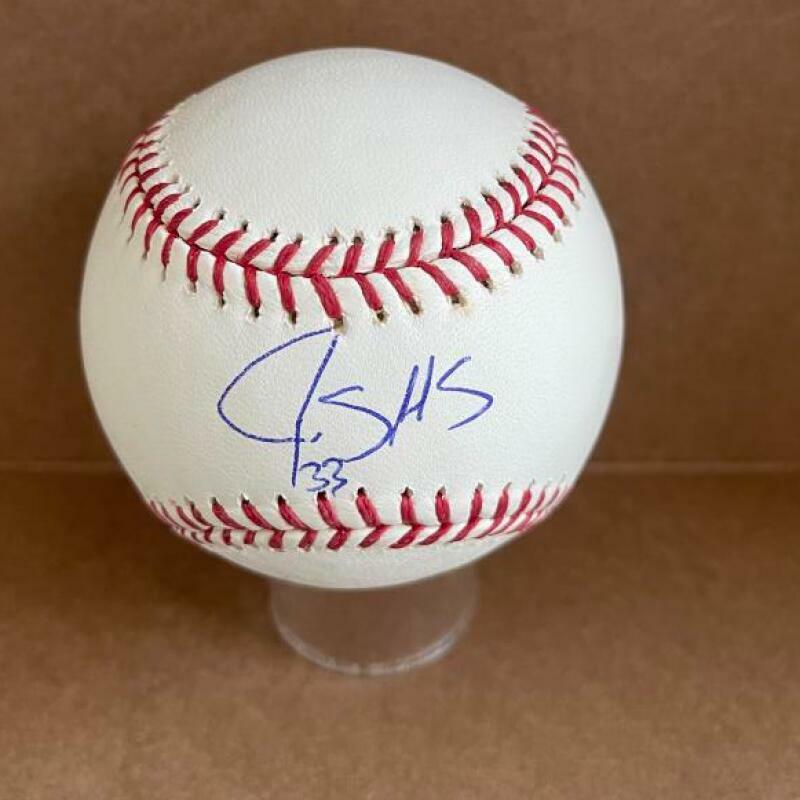 JAMES SHIELDS RAYS/WHITE SOX/ROYALS SIGNED AUTO M.L. BASEBALL BECKETT Z51533