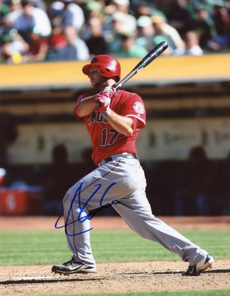 CHRIS IANNETTA LOS ANGELES ANGELS SIGNED 8X10 PHOTO W/COA