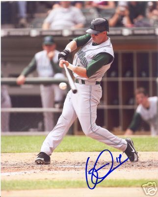 GREG NORTON TAMPA BAY DEVIL RAYS SIGNED 8X10 PHOTO COA