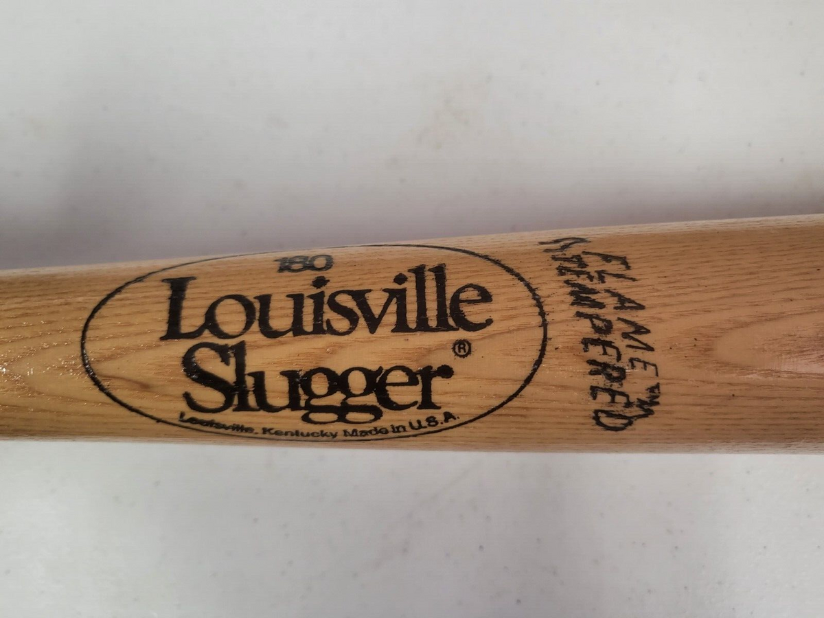 MEMORIAL CLASSIC LOUISVILLE SLUGGER UNSIGNED VINTAGE BLONDE BAT