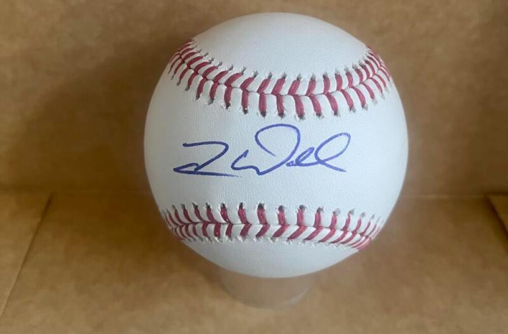 FORREST WALL ATLANTA BRAVES SIGNED AUTO M.L. BASEBALL BECKETT AUTH