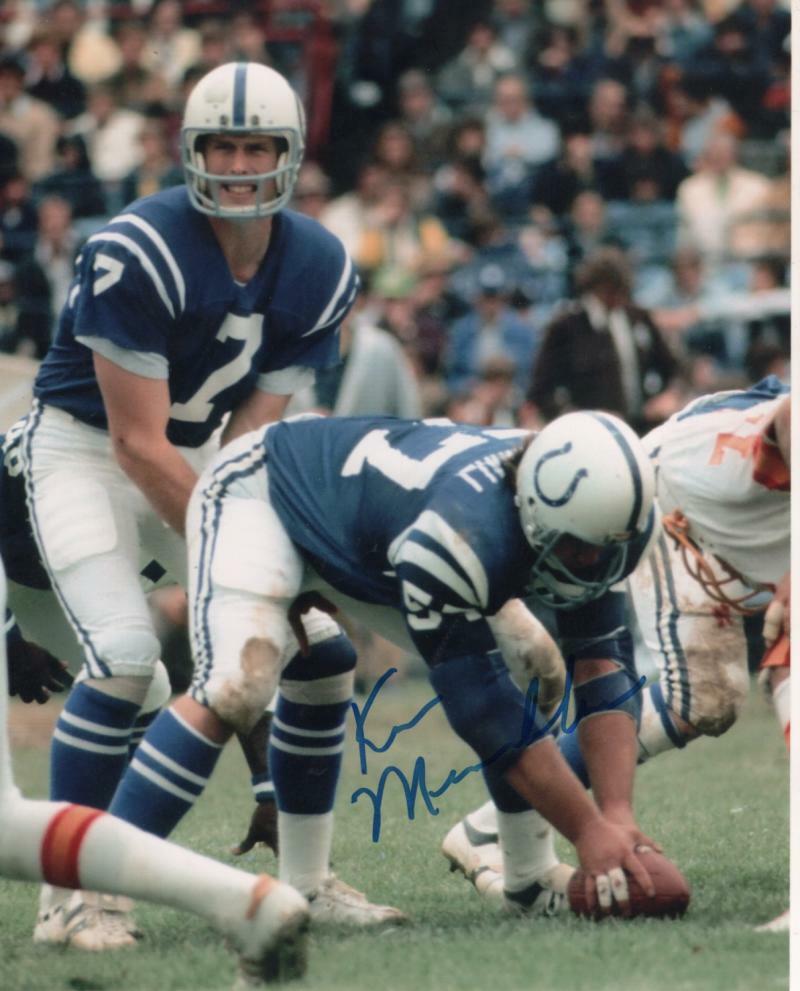 KEN MENDENHALL BALTIMORE COLTS SIGNED AUTOGRAPHED 8X10 PHOTO W/COA