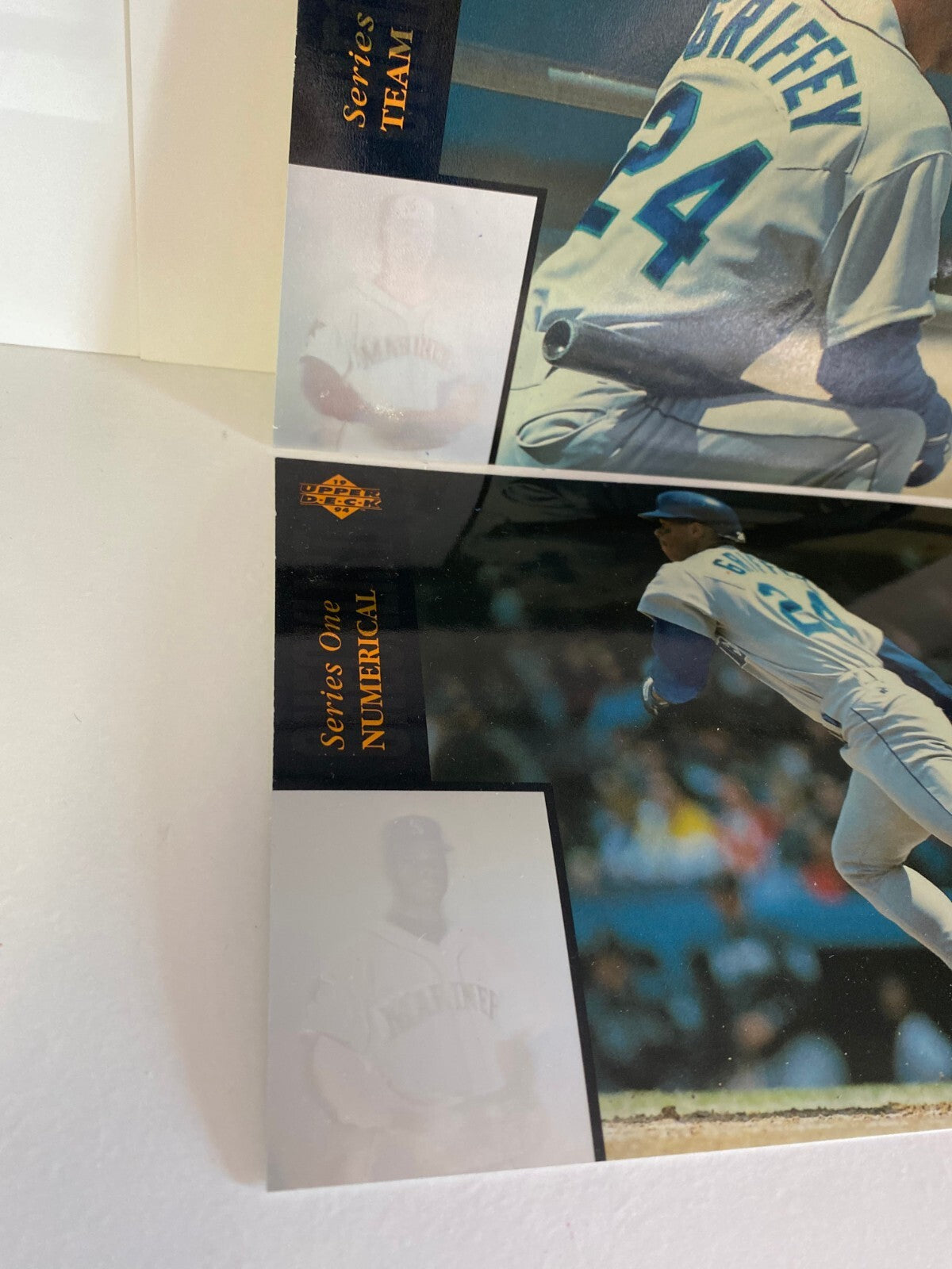 2PC SET 1994 UPPER DECK KEN GRIFFEY JR SEATTLE MARINERS JUMBO CARD CHECKLIST