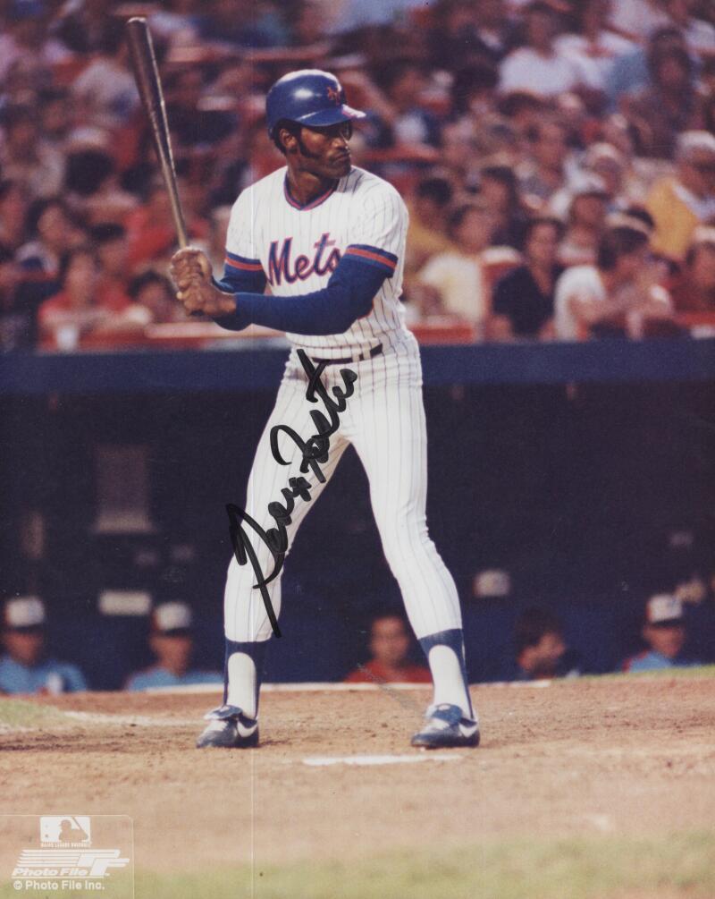 GEORGE FOSTER NEW YORK METS SIGNED AUTOGRAPHED 8X10 PHOTO W/ COA
