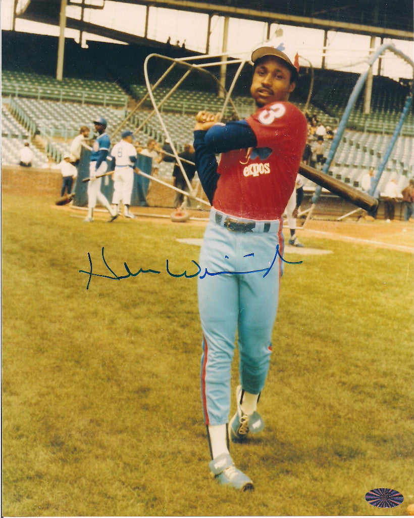 HERM WINNINGHAM MONTREAL EXPOS SIGNED 8X10 PHOTO W/COA