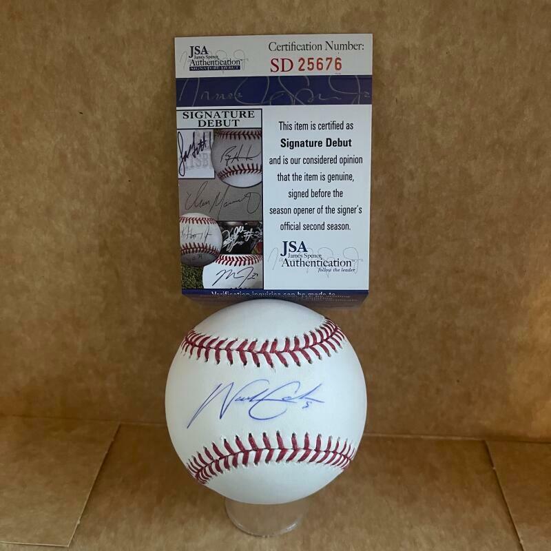 NICK GORDON MINNESOTA TWINS SIGNED AUTOGRAPHED M.L. BASEBALL JSA SD25676