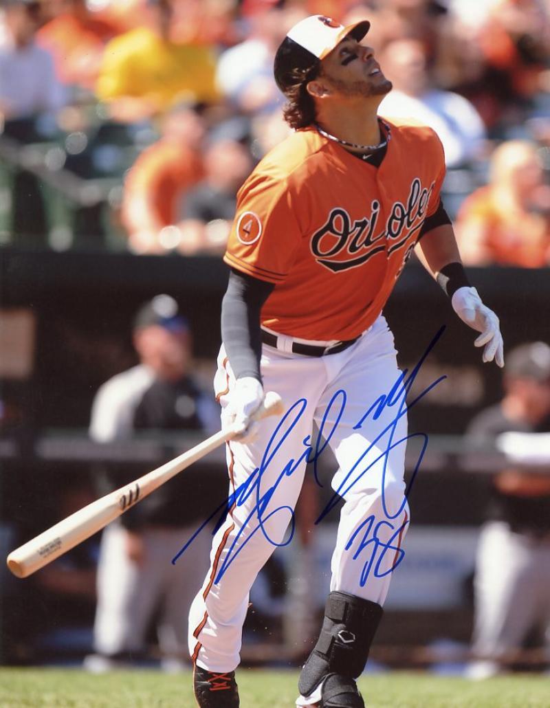 MIKE MORSE BALTIMORE ORIOLES SIGNED AUTOGRAPHED 8X10 PHOTO W/COA 