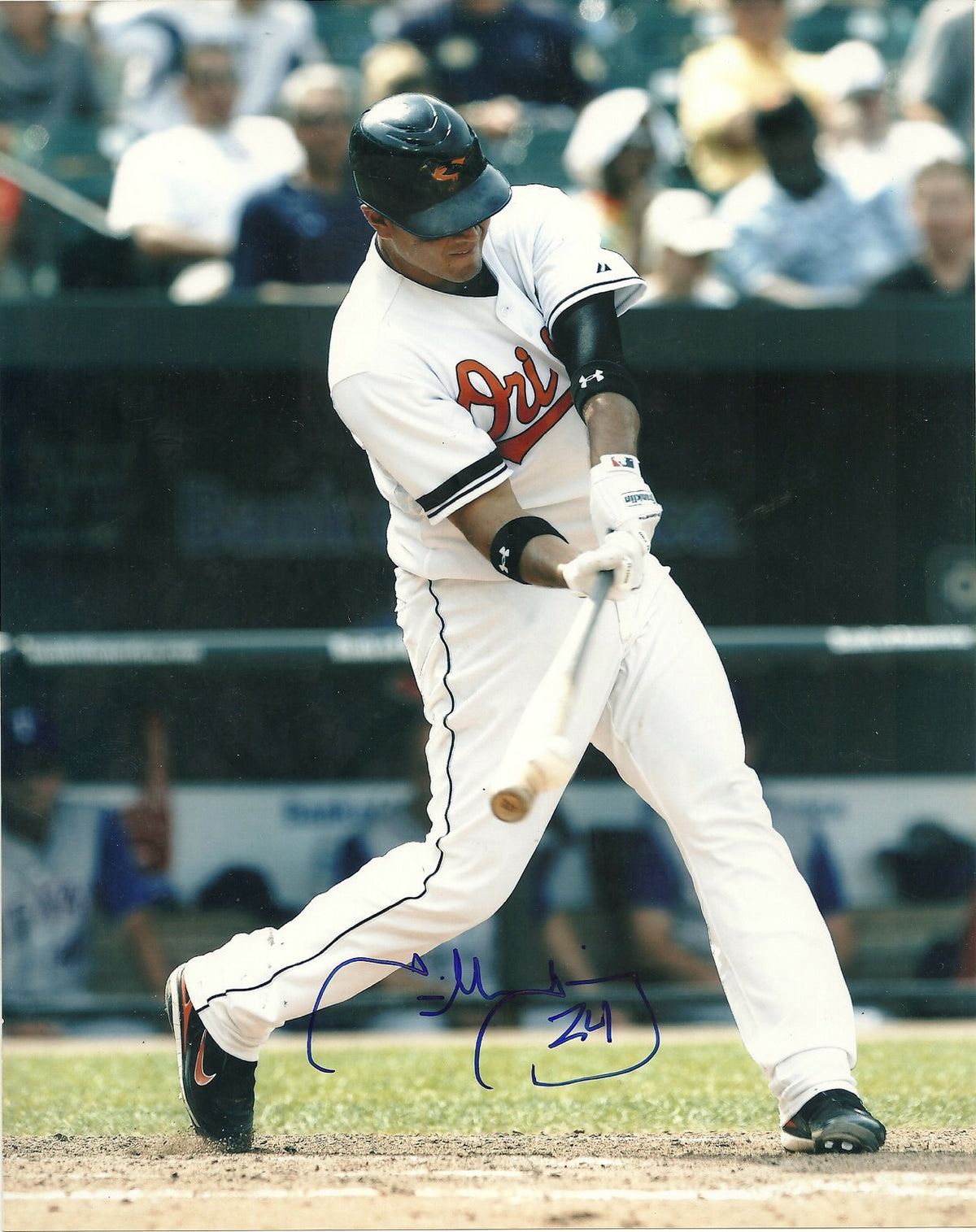 GUILLERMO QUIROZ BALTIMORE ORIOLES SIGNED AUTOGRAPJED 8x10 PHOTO W/COA 