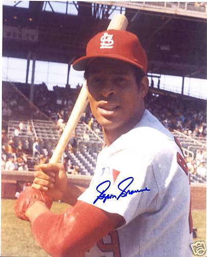 BYRON BROWNE  ST. LOUIS CARDINALS   SIGNED 8X10 PHOTO