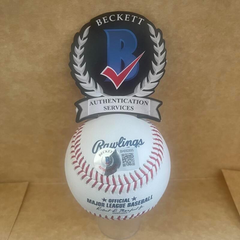 TERRY PENDLETON BRAVES 91 NL MVP SIGNED AUTO M.L. BASEBALL BECKETT AUTHENTICATED