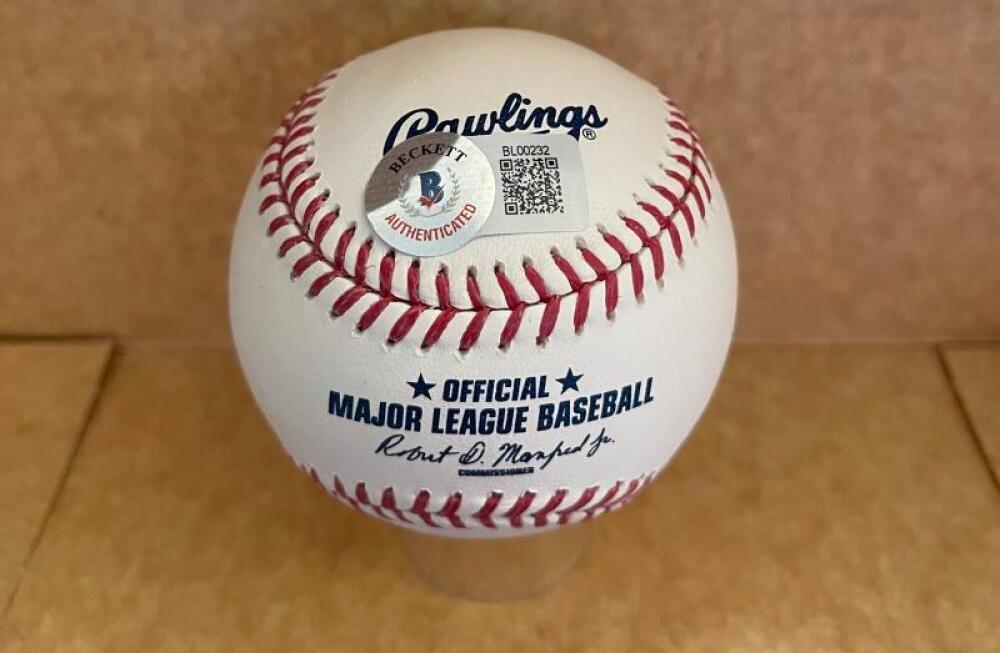 FRANK THOMAS THE ORIGINAL ONE 1951-1966 SIGNED AUTO M.L. BASEBALL BECKETT AUTH