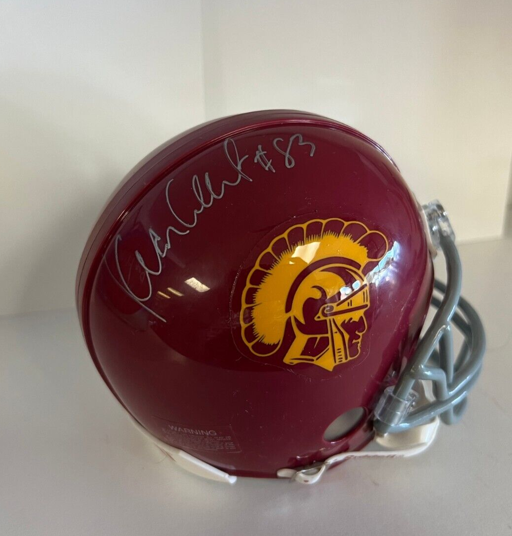 KERRY COLBERT USC TROJANS SIGNED AUTOGRAPHED MINI HELMET W/COA