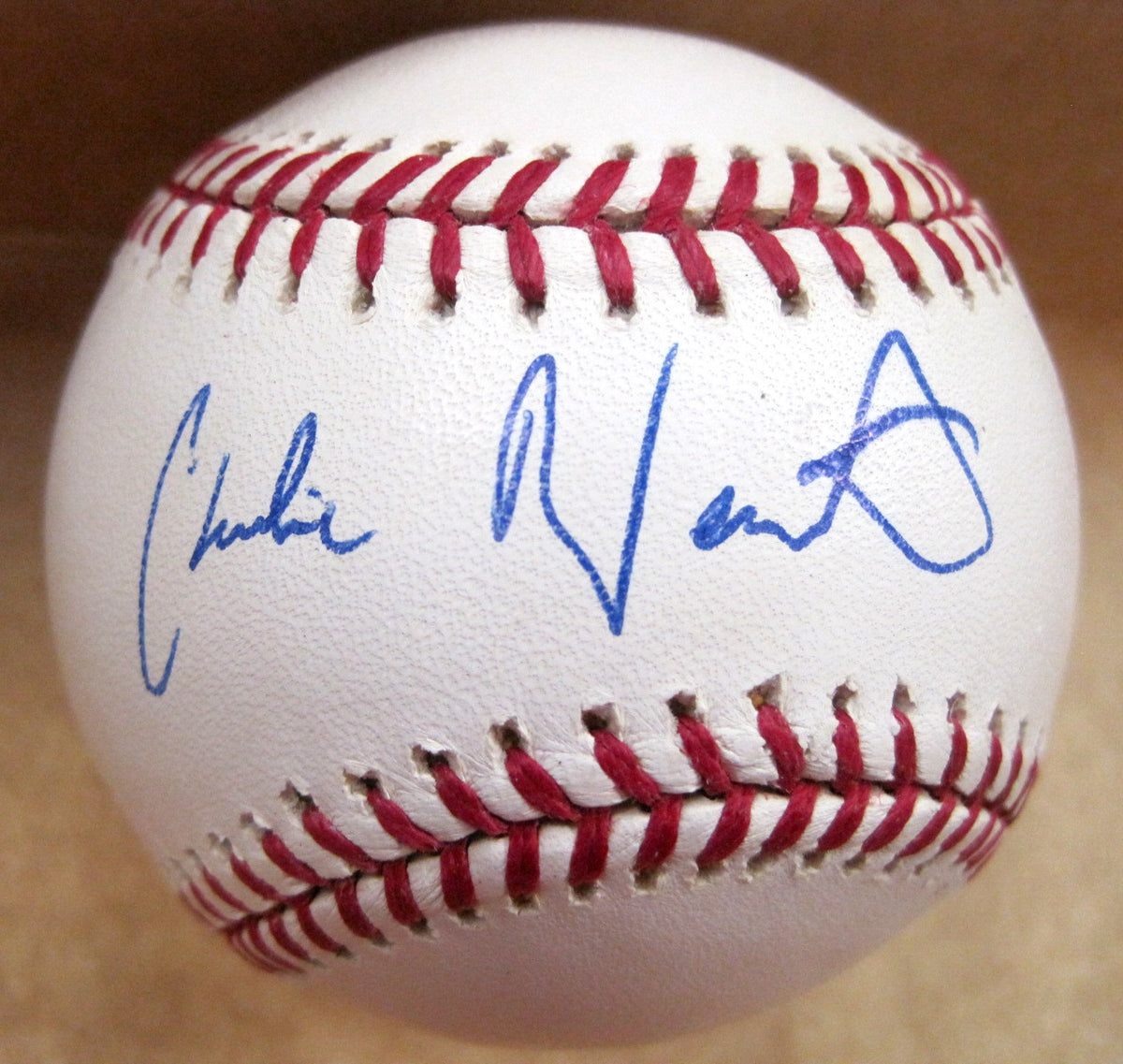 CHARLIE WEATHERBY ATLANTA BRAVES SIGNED AUTOGRAPGHED MAJOR LEAGUE BASEBALL W/COA