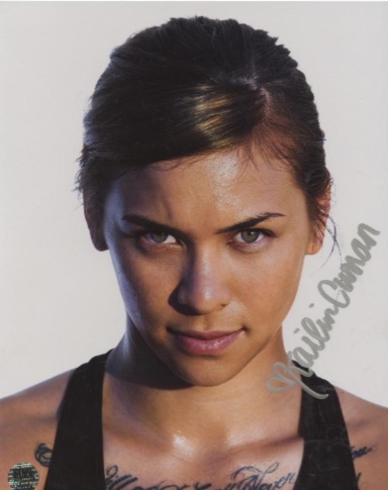 KAITLIN CURRAN UFC FIGHTER SIGNED 8X10 PHOTO W/COA