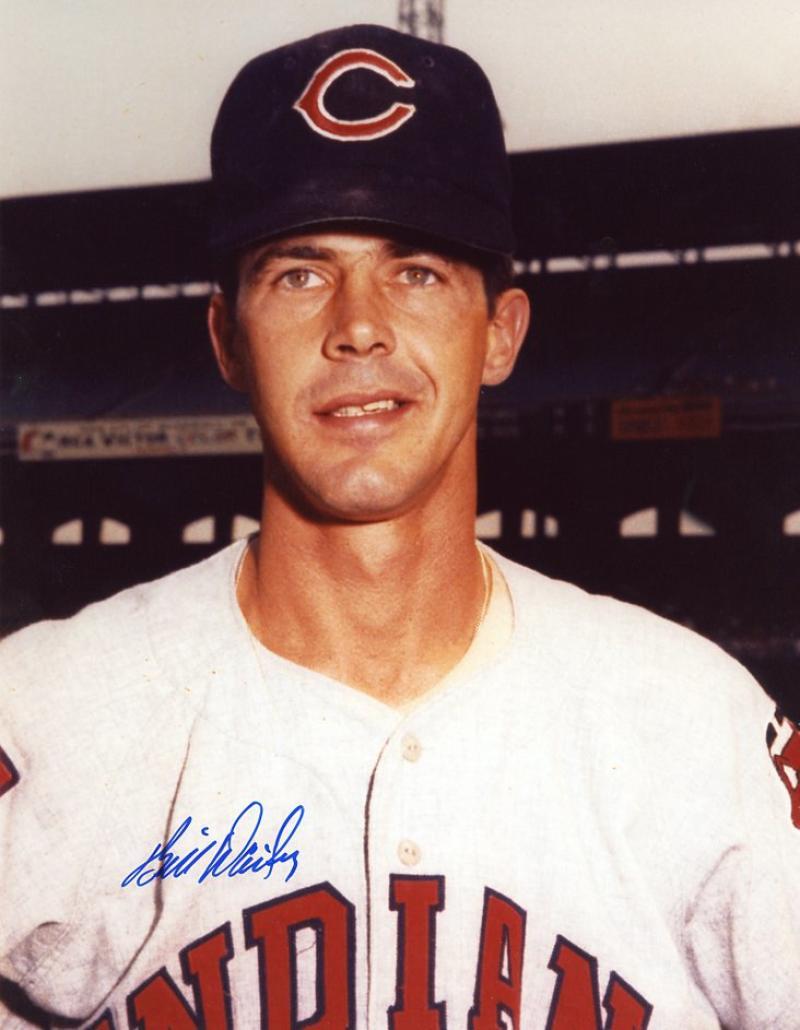BILL DAILEY CLEVELAND INDIANS SIGNED AUTOGRAPHED 8X10 PHOTO W/COA