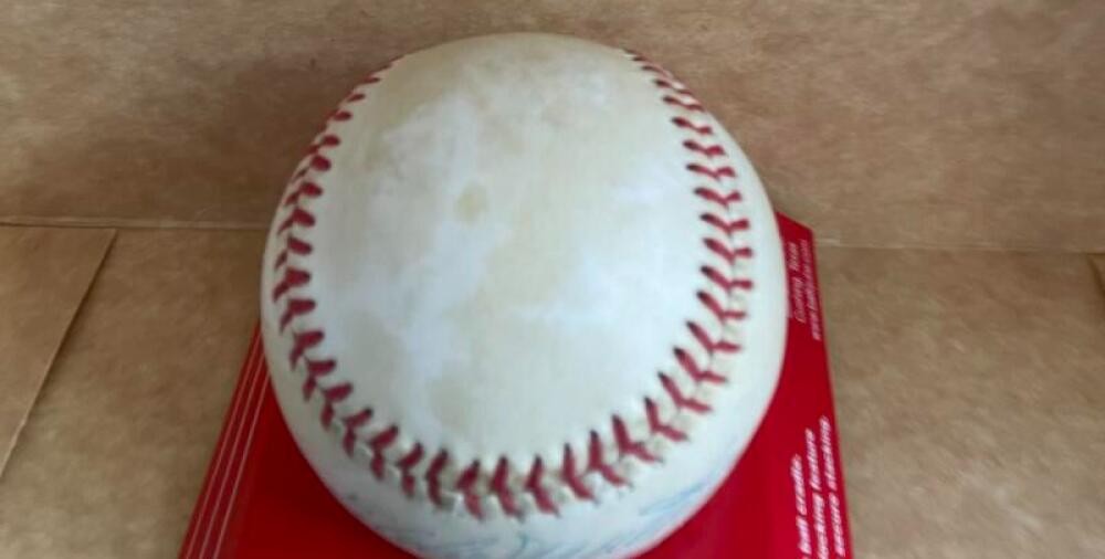 EDDIE MATHEWS MILWAUKEE BRAVES N.L. RARE  SIGNED AUTOGRAPHED N.L. BASEBALL BECKE